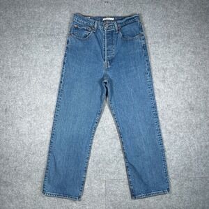 Levi's Premium Denim Jeans Womens 30x27(27x26) Blue Ribcage Straight high rise